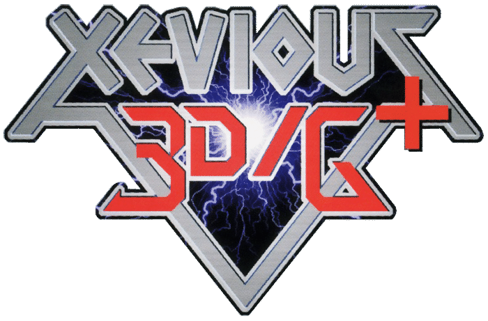 Xevious 3D/G+ logo for Playstation